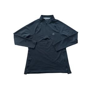 Peter Millar x Maker’s Mark Ladies Perth Pullover Black L UPF 50+ Bourbon Collab